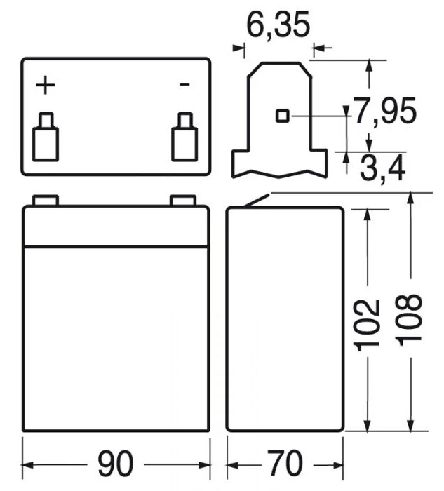 Batteria 12V 5AH Energy Safe - Image 3