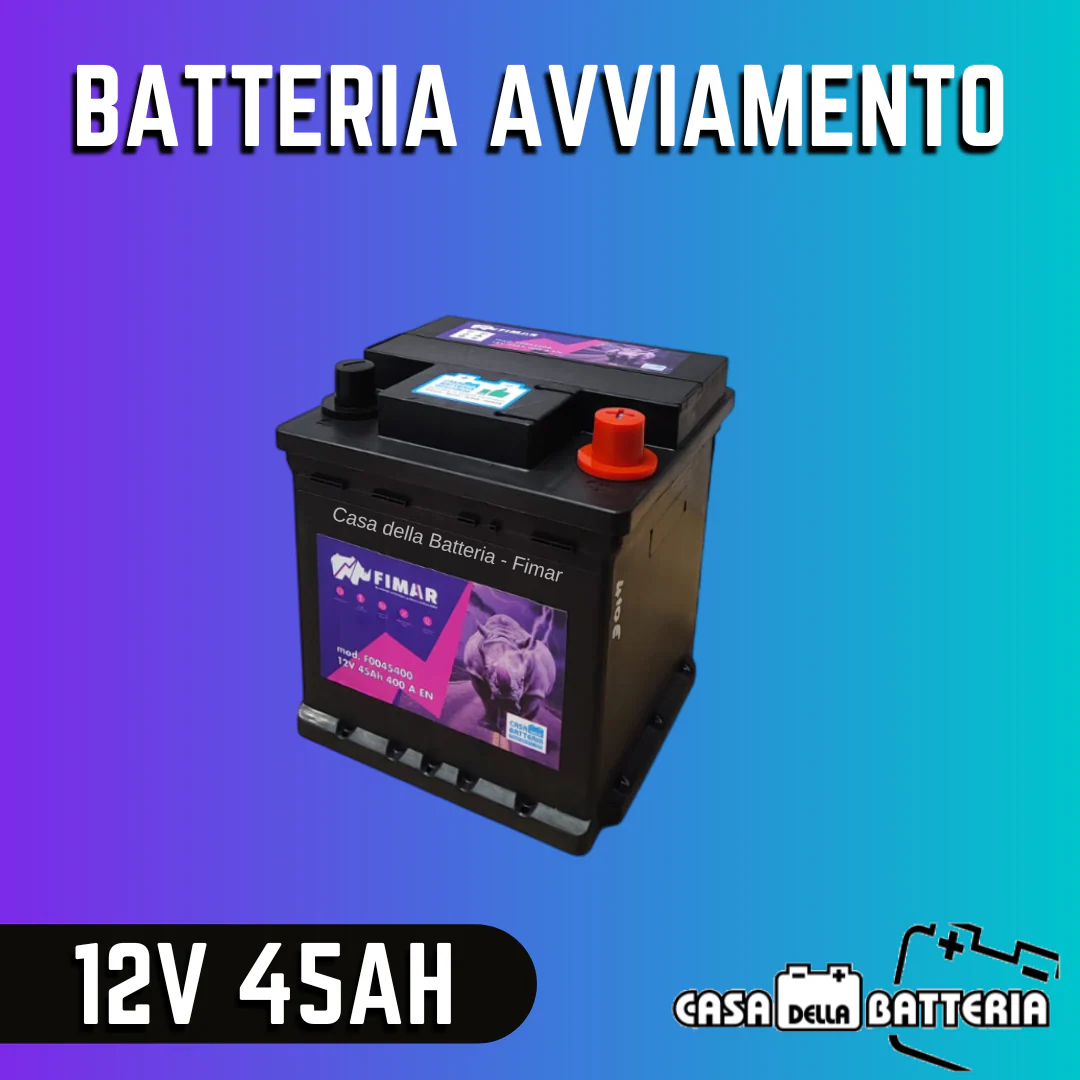 Batteria avviamento 45AH L0 DX Fimar - Image 2