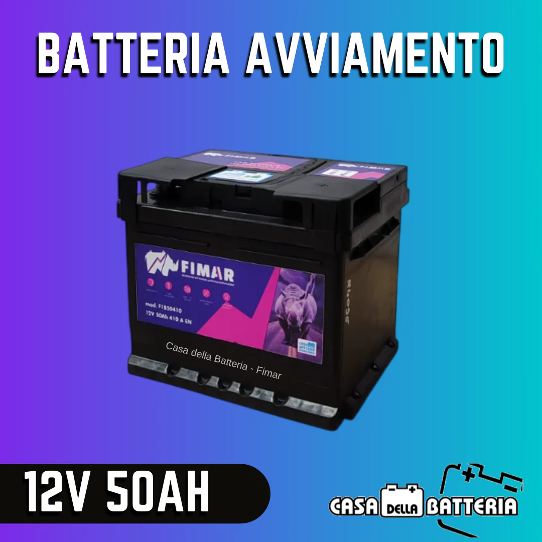 Batteria avviamento 50AH L1B DX Fimar ribassata - Image 2