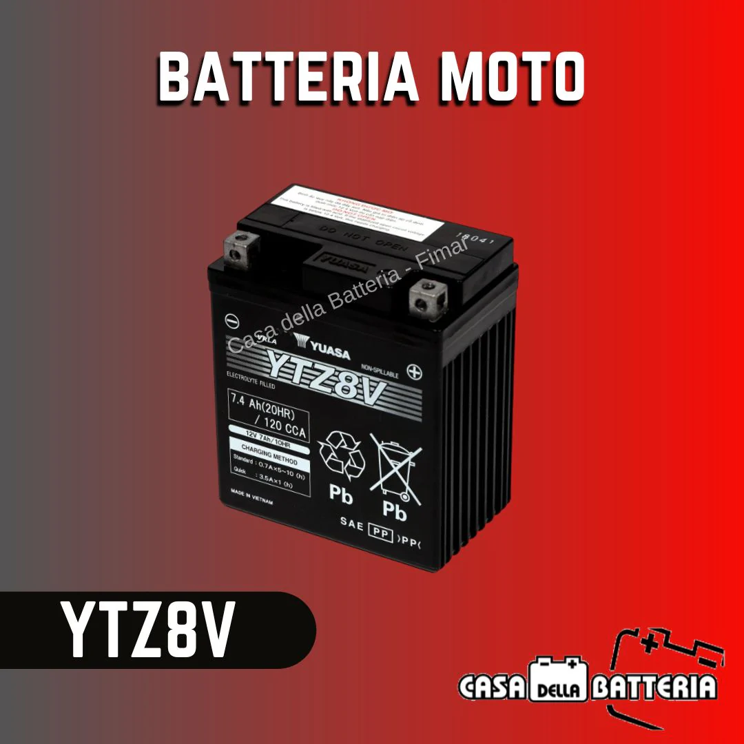 Batteria avviamento YTZ8V Yuasa